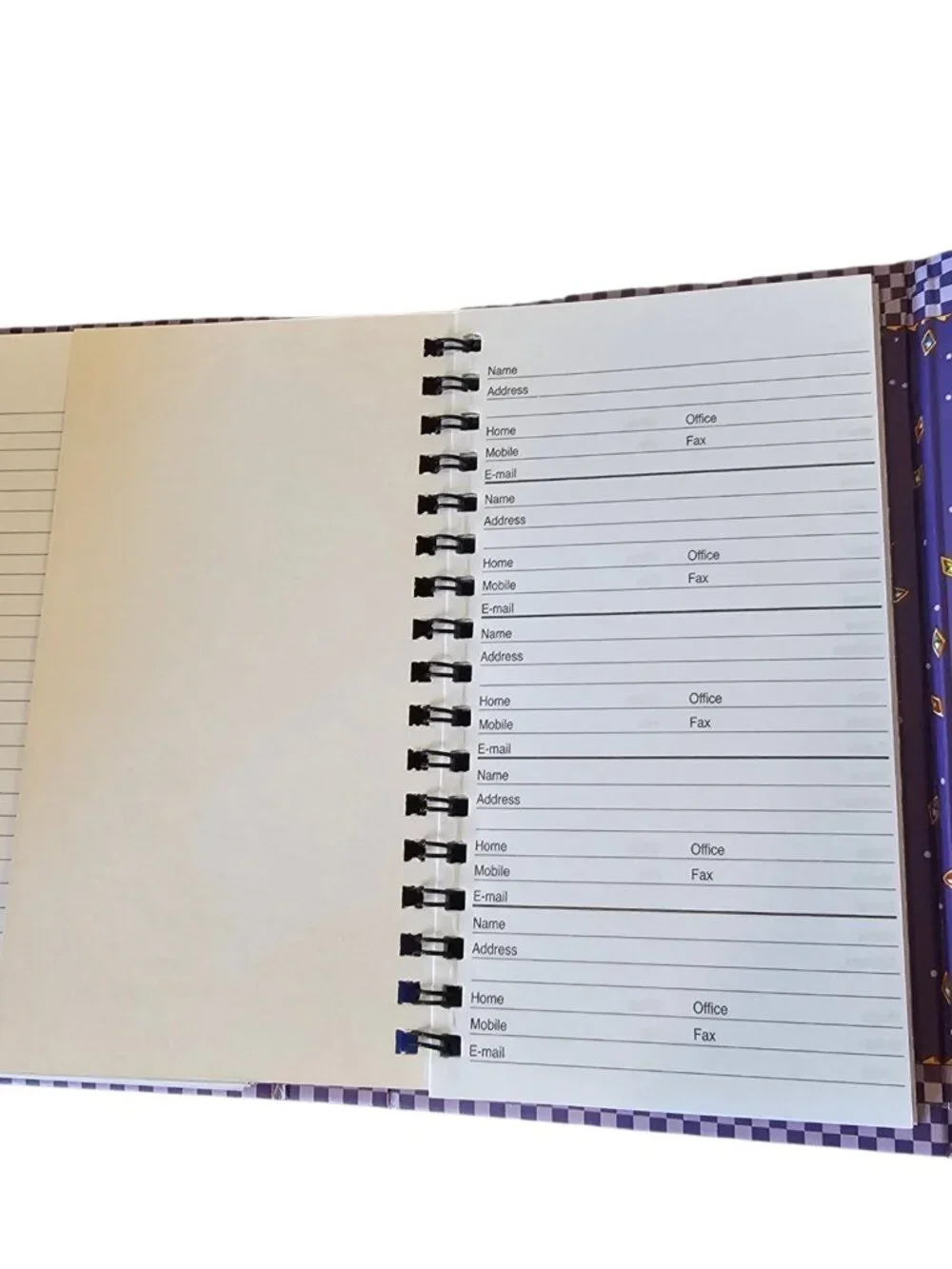 Y2K‎ Mary Engelbreit Foldout Organizer Address Book Tri-Fold Queen Notes NWOB